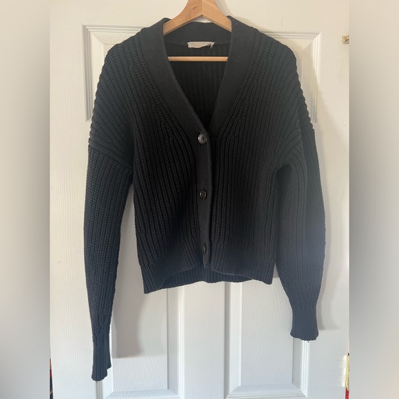 Everlane The Texture Cotton Crop Cardigan size XS - Picture 2 of 7